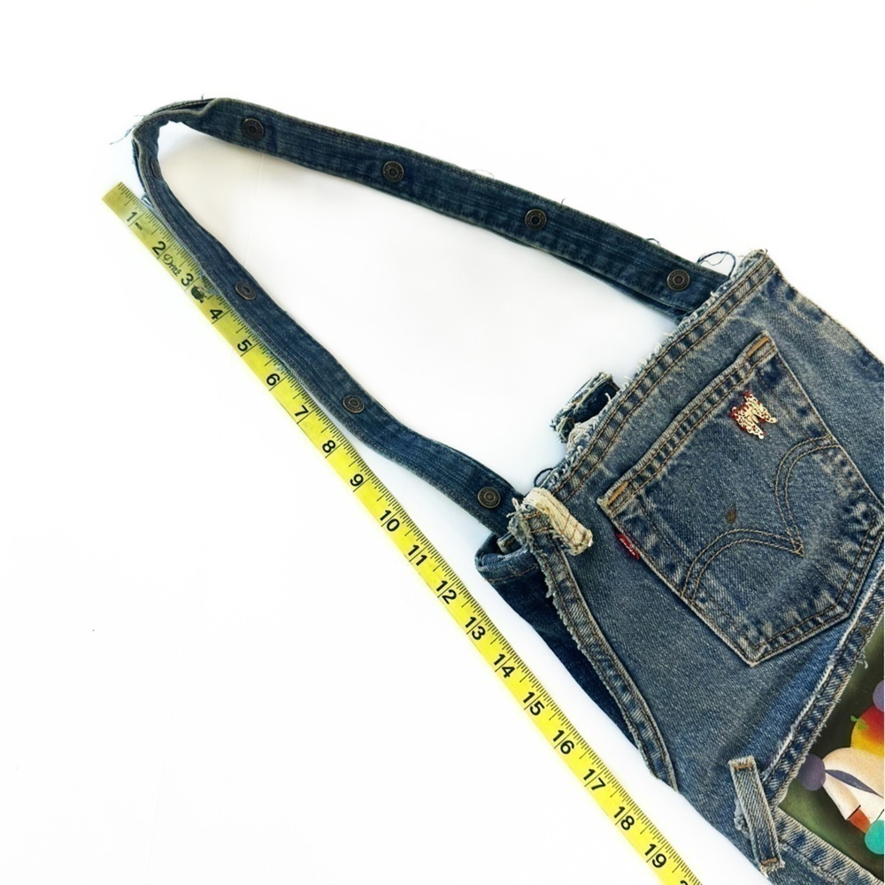 Vintage Upcycled Levi’s Sling Purse Denim - Picture 5 of 6